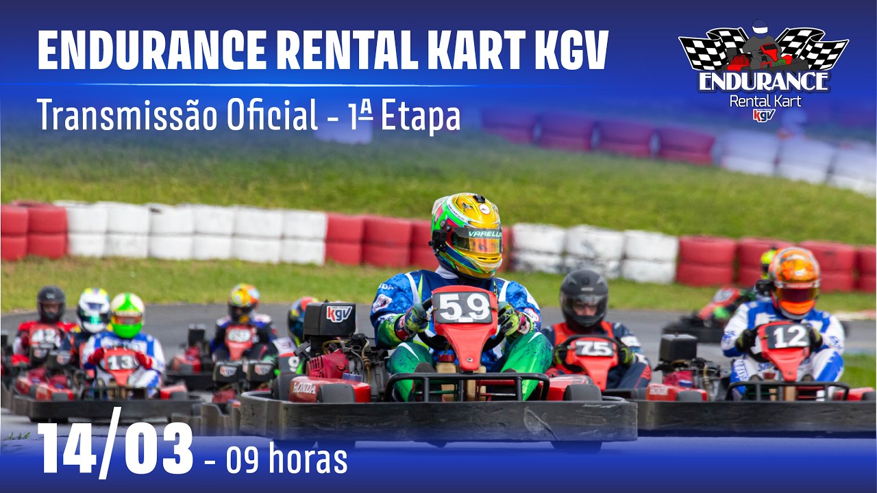 Endurance Rental Kart KGV - 1ª Etapa - Sábado, 14/03/2026