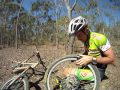 How to Fix a Flat Slashed Tire with Sticky Tape - Knife your own mountain bike tire with no spares in sight, then find your way home with only sticky tape and a bike pump for help. This could be messy...