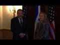 Clinton meets Israeli FM amid Iran crisis
