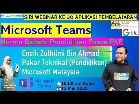 Webinar Zul Microsoft Teams - En Zulhilmi Bin Ahmad - Pakar Teknikal (Pendidikan) Microsoft Malaysia