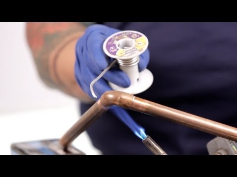 how to solder copper pipe leak