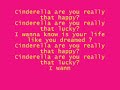 Sweetbox, cinderella, songtekst