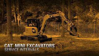 Service Intervals on a Cat® Mini Excavator