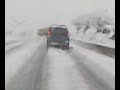 bufera di neve sulla sassari olbia