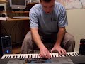 mortal kombat theme on keys and guitar.
(my cover band in cincinnati: www.myspace.com/onenottakencincy)

6/21 update: ok ok, when about the 200th person asked me for these tabs, i created a tab sheet on microsoft word. it may not be perfect, but it's how i play the theme and you are free to try it. if you do post a vid using these tabs, please feel free to make it a response to my vid, so we can tie all these cool mk vids together. message me and just put 