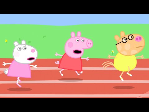 Peppa Pig Official Channel | Peppa Pig Loves Running - Stay Fit with Peppa Pig
