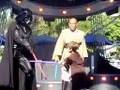 Joshua fighting Darth Vader
