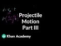 Projectile motion (part 3)