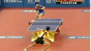 Ma Long и Wang Liqin Chinese National Games 2009