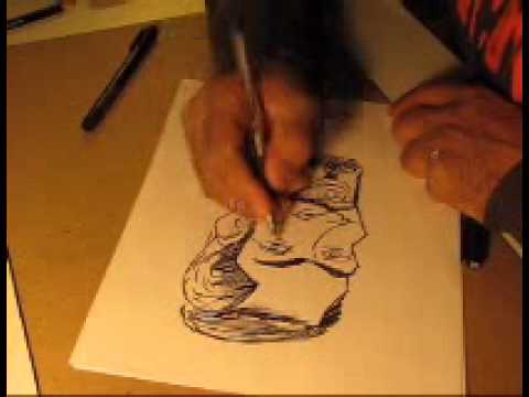 how to draw mr t cartoon