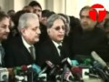Aitzaz Ahsan's speech cut off by protesting lawyers