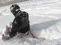 Monoskiing the backcountry Jan08