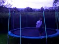 Standing back full (360) trampoline