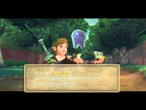 how to collect jelly blobs skyward sword