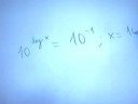 Matem�ticas. Logartimos: despejar x en base o exponente 2