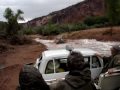 My Jeep gets stuck in the flood at Canyon de Shelly