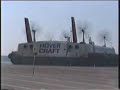 Hovercraft departing from Dover