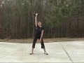 Single Overhead Dumbbell Squat