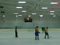 HOCKEY COLLISION; NO DAMAGE