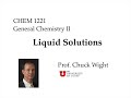 Liquid Solutions