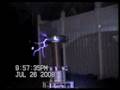 My rotary gap Tesla coil. 12kv 30ma neon xfmr.