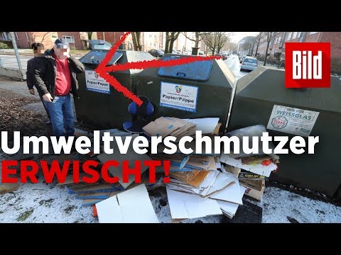 Altpapier illegal in Hamburg entsorgt – Täter ertappt!