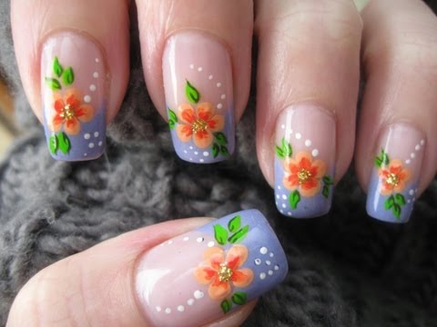 manicure flores - Before asking any questions read below** - - Hi there! I'm fed up with the winter! I want SPRING! I can't wait for better weather, the sun, being outside a...