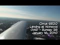 Cirrus Landings - Cirrus SR20 Landing OWD 1-16-10.mov