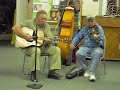 mike murphy pickin' one at san jose baptist church in jacksonville florida, along with terry thompson on bass, bobby hazouri on fiddle, carroll clemments on guitar. just part of molassas junction band.