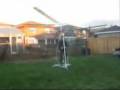 human powered helicopter gord elliston  wood carved gears cartoon
