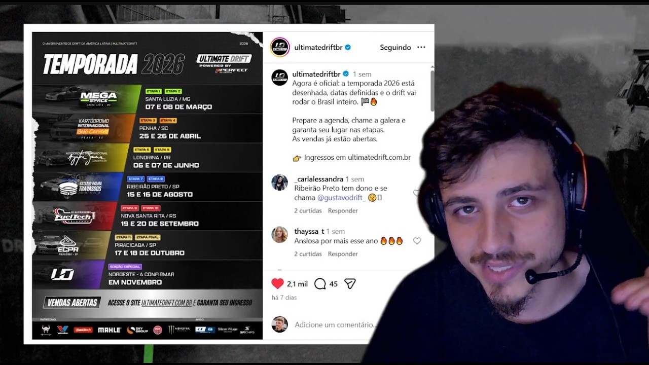 ULTIMATE NEWS | CALENDÁRIO, PILOTOS CONFIRMADOS, NOVAS REGRAS, NOVO JUÍZ E PILOTO ESTRANGEIRO?