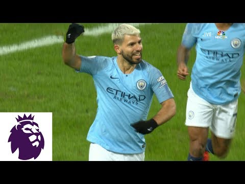 Video: Sergio Aguero completes hat trick, puts Man City up 3-1 v. Arsenal | Premier League | NBC Sports