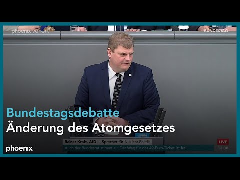 Bundestagsdebatte zur nderung des Atomgesetzes am 31.03.23