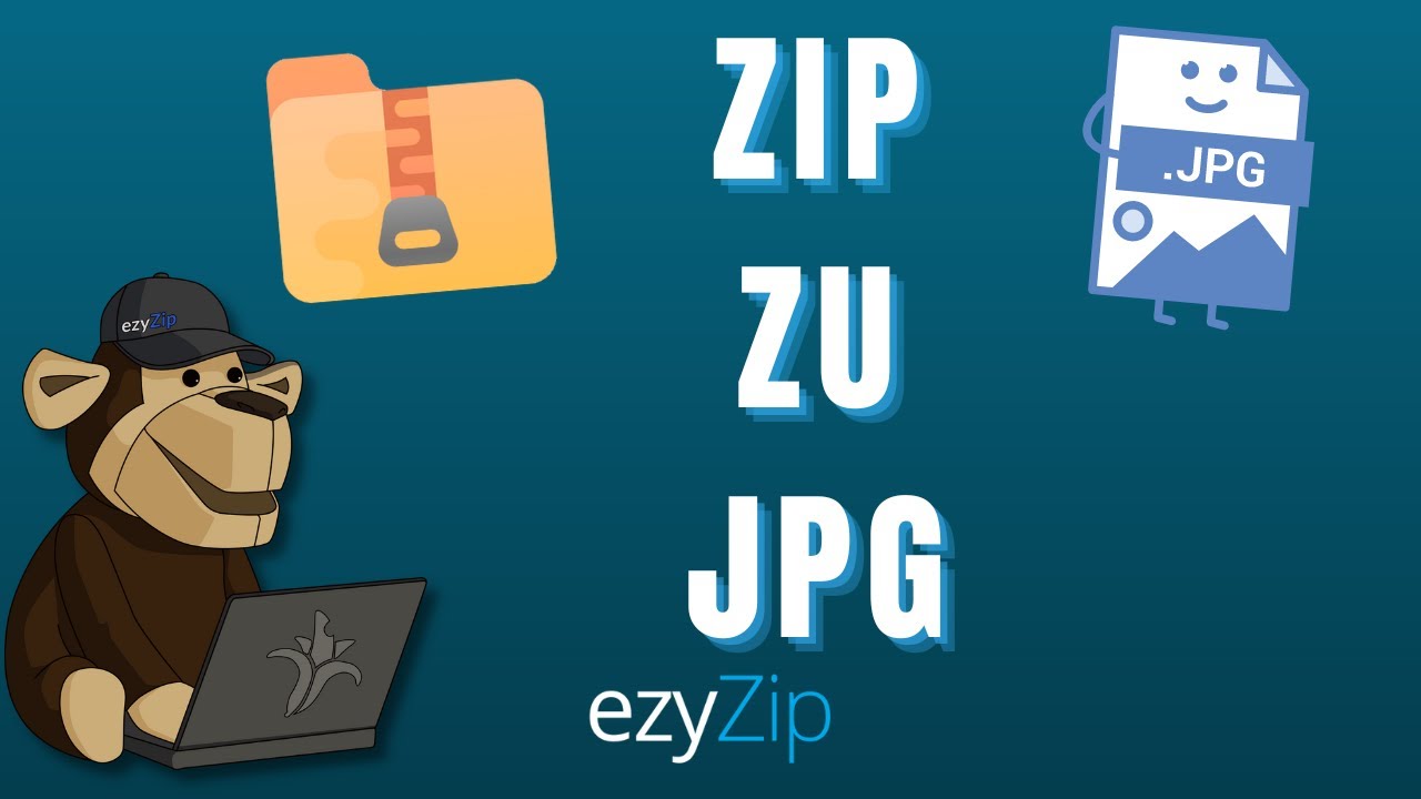 Online ZIP zu JPG Konverter (Kein Upload - 100% privat) - ezyZip