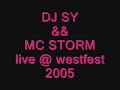 dj sy nd mc storm - makin me wanna dance live @westfest