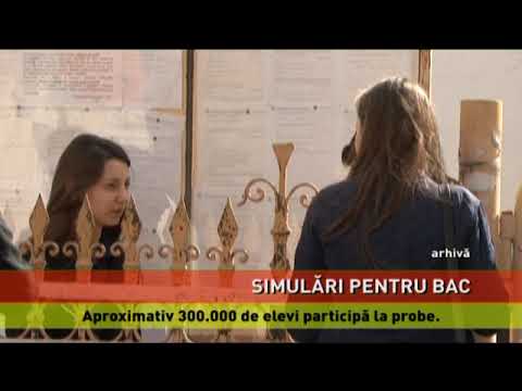 S-a dat startul simulărilor la bac