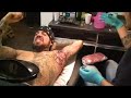 Korn - Fieldy getting tattooed in Hamburg Germany