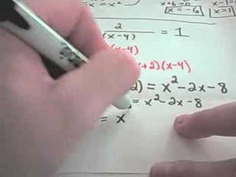 rational - Solving Rational Equations! 3 examples are shown. For more free math videos, visit http://PatrickJMT.com! Austin Math Tutor, Austin Math Tutoring, Austin Alg...