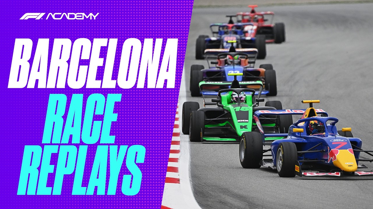 Race Replays | Best Barcelona Action | F1 ACADEMY