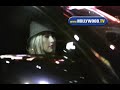 Christina Aguilera Leaves The Roxy