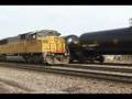 UP #3931 Leads The UE-EWNA Ethanal Train East, Wheaton, IL.