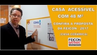 Casa acessível com 48m²