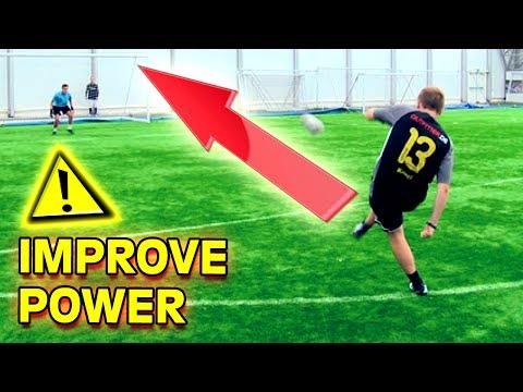 How To Improve Your Power To Shoot & Kick A Soccer Ball - Tutorial