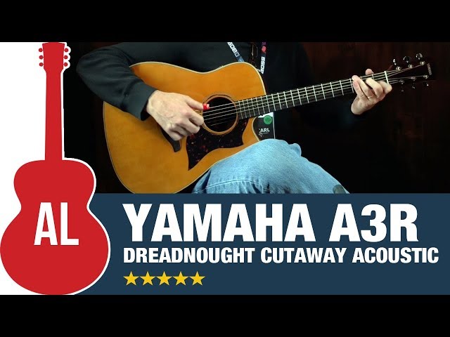 Yamaha A3R A.R.E Dreadnought Acoustic Guitar - MINT CONDITION dans Guitares  à Ouest de l’Île