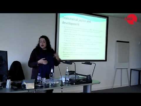 An excerpt from a presentation by Chandra Sriram, Professor in Law at the University of London, Scho