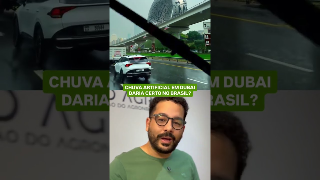 Chuva Artificial no Brasil?  🇧🇷🌧️#ChuvaArtificial #agro  #shorts