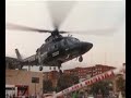 Despegue y aterrizaje del helicóptero de la Generalitat Valenciana y policía.