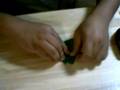 JumpingFrogfolding paper by NarutoyaSabawo　鳴門家さばを　の　「おりがみ」