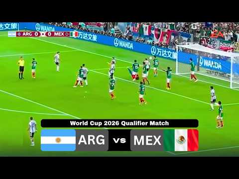 WM 2026 | ARGENTINIEN gegen MEXIKO | Qualifikationsspie ...