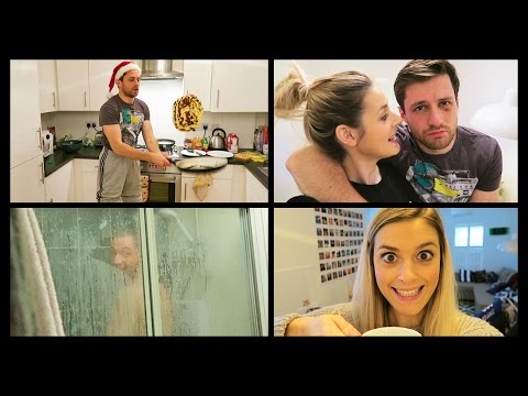 SURPRISING SPENCER IN THE SHOWER!!